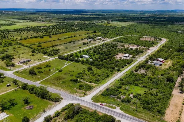 a view of a lush green field