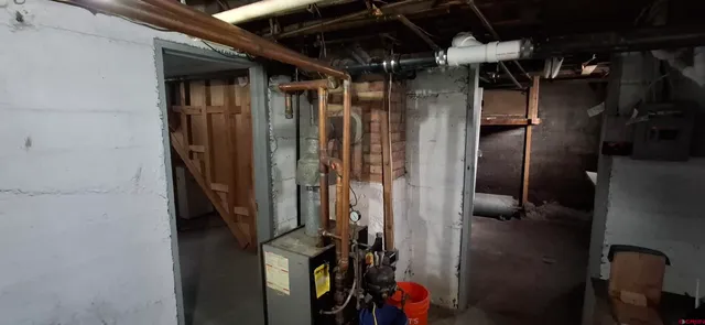 a view of storage and utility room