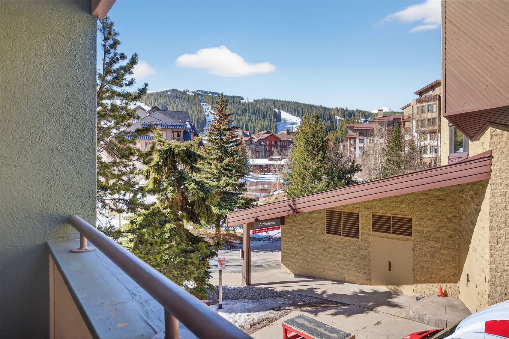 800 Copper Road, Unit 210 Copper Mountain, CO 80443 - Photo 29 of 40 Private Balcony