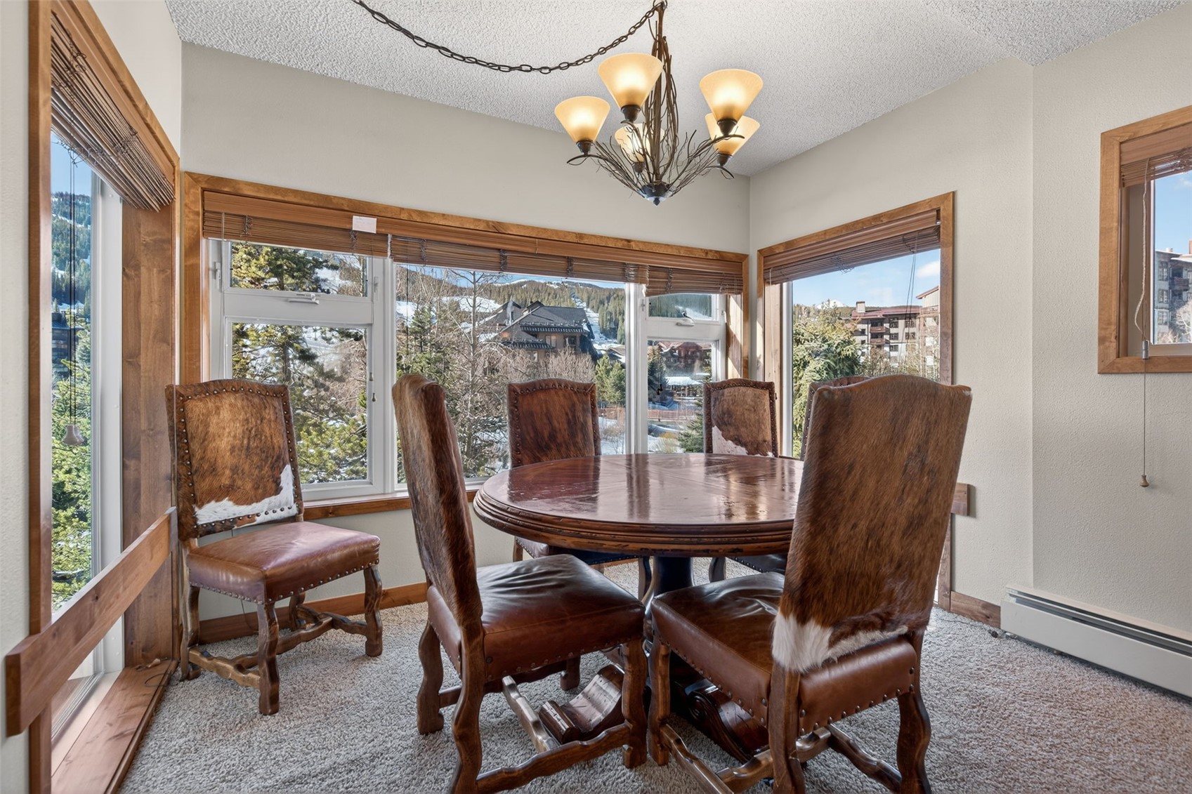 800 Copper Road, Unit 210 Copper Mountain, CO 80443 - Photo 9 of 40 Combined Kitchen Living Dining Room Combo, with updated kitchen and fireplace