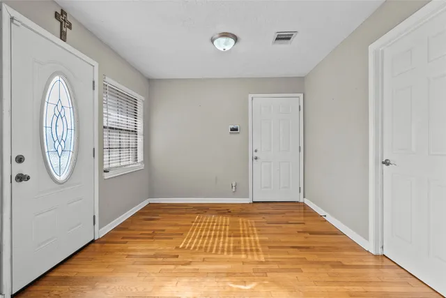 a view of livingroom with kitchen