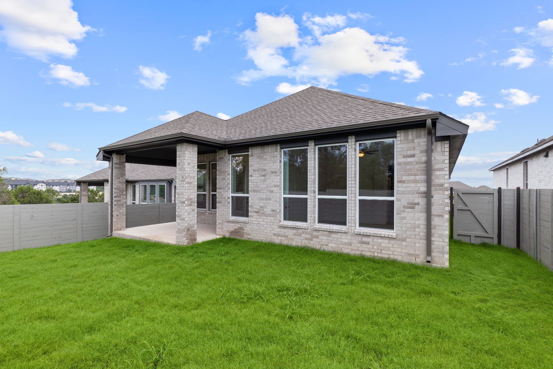 421 Hickory Springs Trail Georgetown, TX 78628 - Photo 23 of 35 Rear of Home and Private Backyard