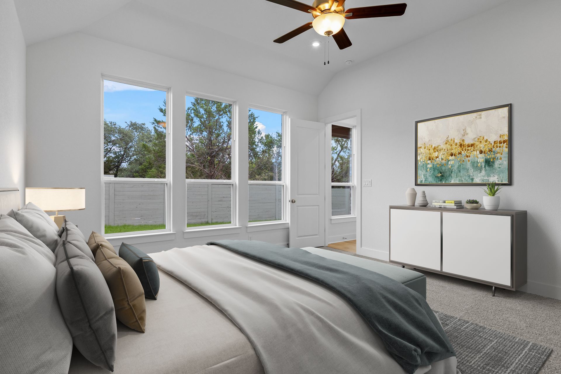 421 Hickory Springs Trail Georgetown, TX 78628 - Photo 5 of 35 Primary Bedroom - Virtually Staged