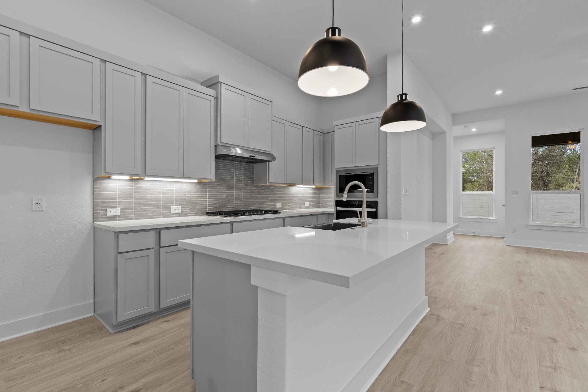 421 Hickory Springs Trail Georgetown, TX 78628 - Photo 7 of 35 Center Island in Kitchen