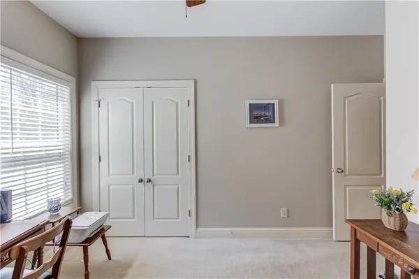 a view of room with livingroom and furniture
