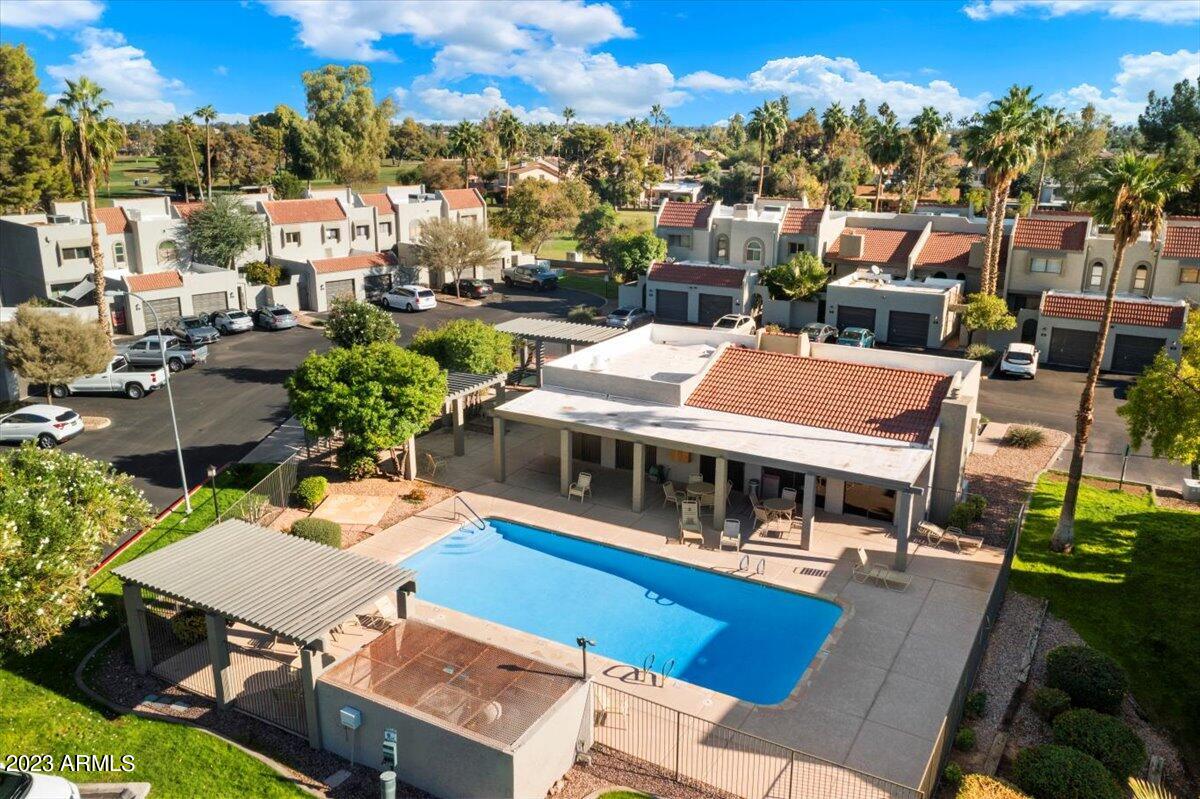 2524 South El Paradiso, Unit 50 Mesa, AZ 85202 - Photo 27 of 36 a view of a city from a balcony