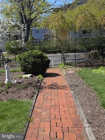 a view of a garden