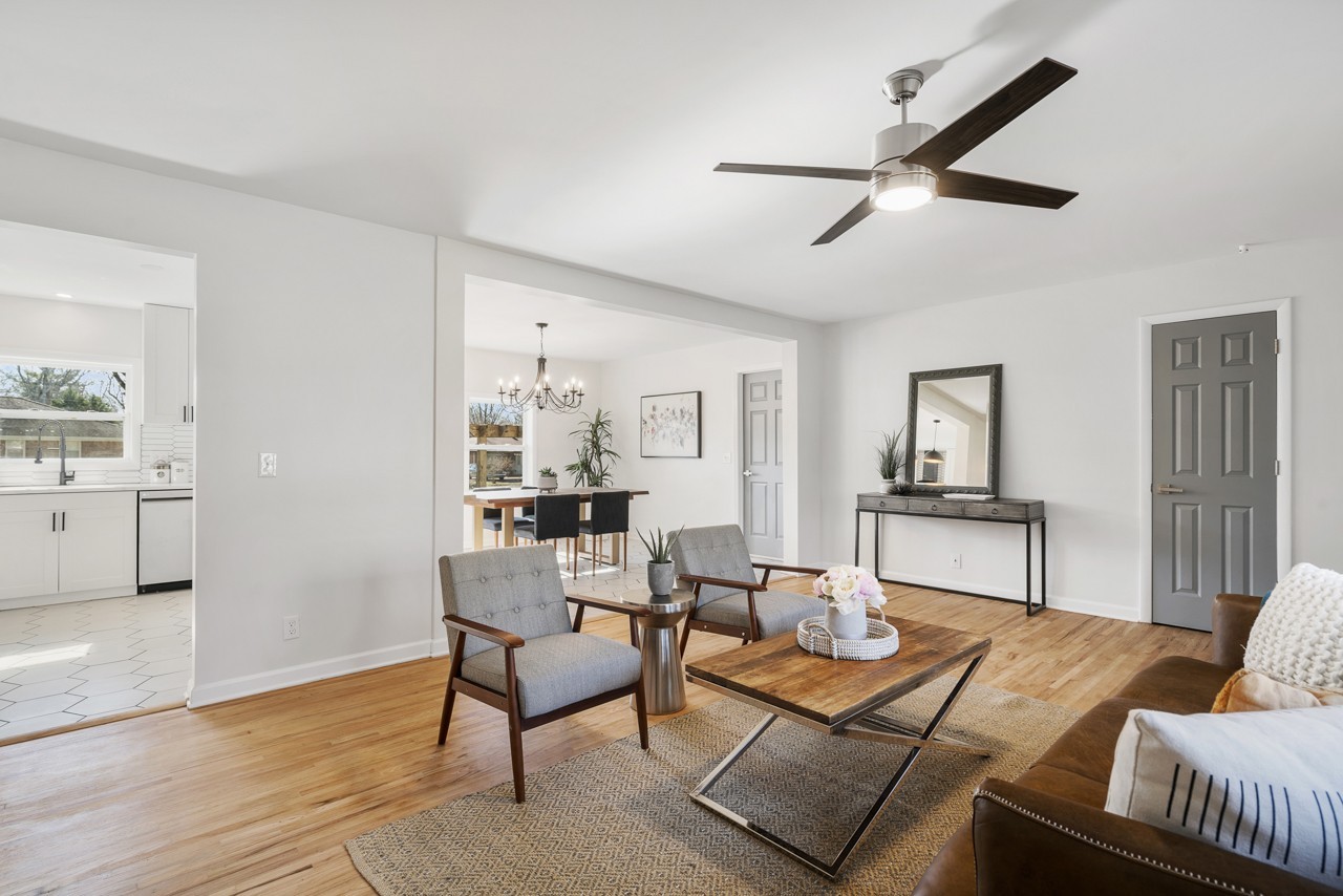 209 Stable Road Franklin, TN 37069 - Photo 5 of 25 a living room with furniture and a view of kitchen