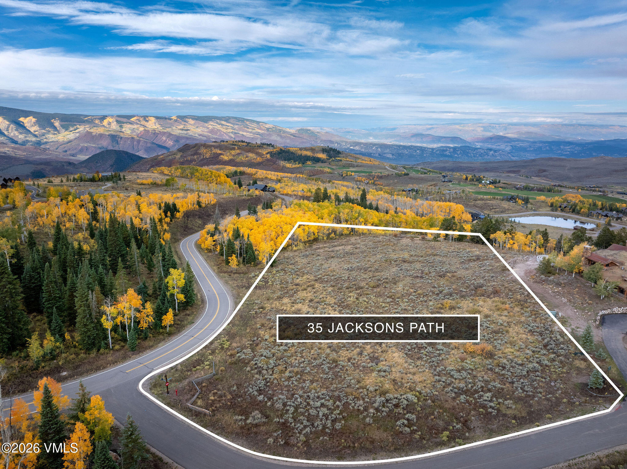 35 Jacksons Path Edwards, CO 81632 - Photo 1 of 9 2509_59_jacksons_path_aerial_fall_f_mark
