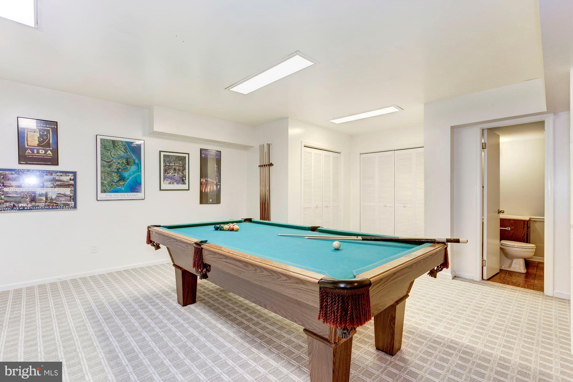 11000 Cripplegate Road Potomac, MD 20854 - Photo 35 of 44 a room with pool table and windows