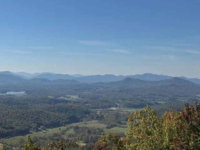 an aerial view of residential house and green space