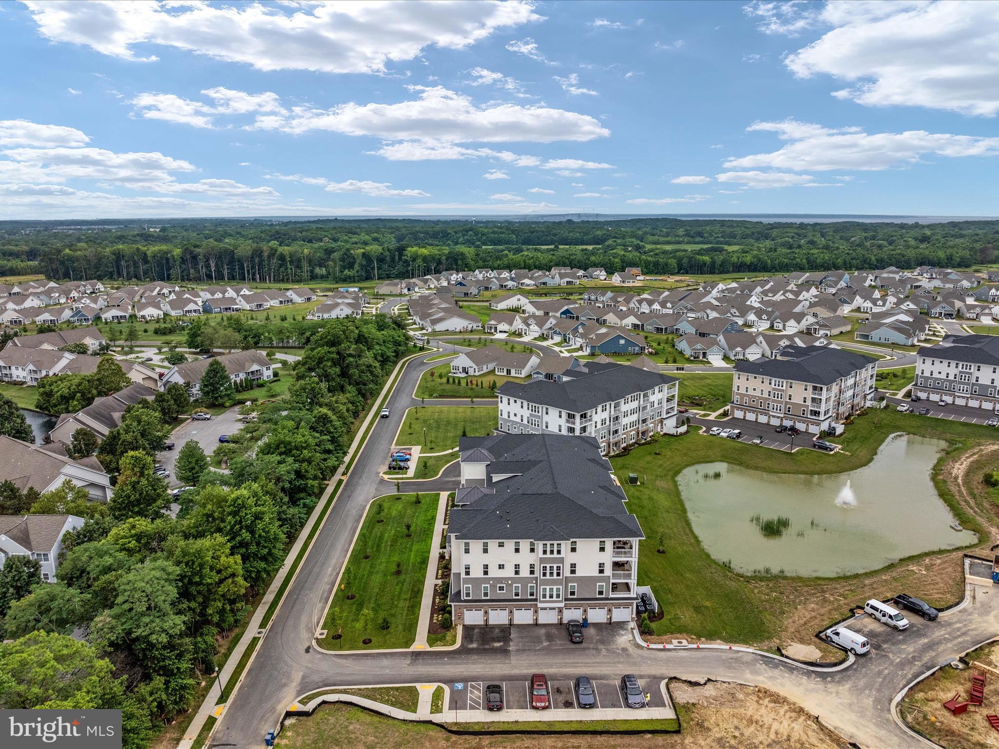 141 Switchgrass Way, Unit 34 Chester, MD 21619 - Photo 58 of 61 an aerial view of a house with a garden