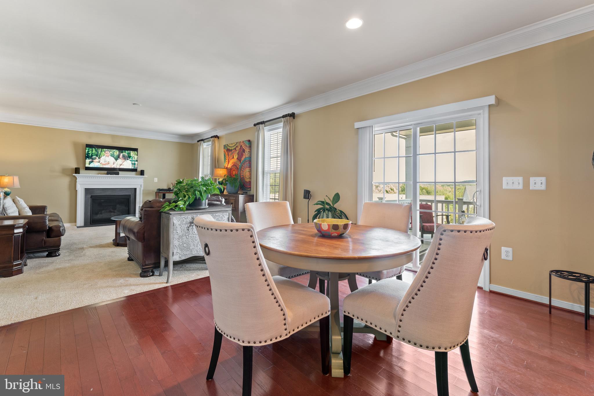16 Barley Mill Court Stafford, VA 22554 - Photo 12 of 48 a view of a dining room with furniture and wooden floor