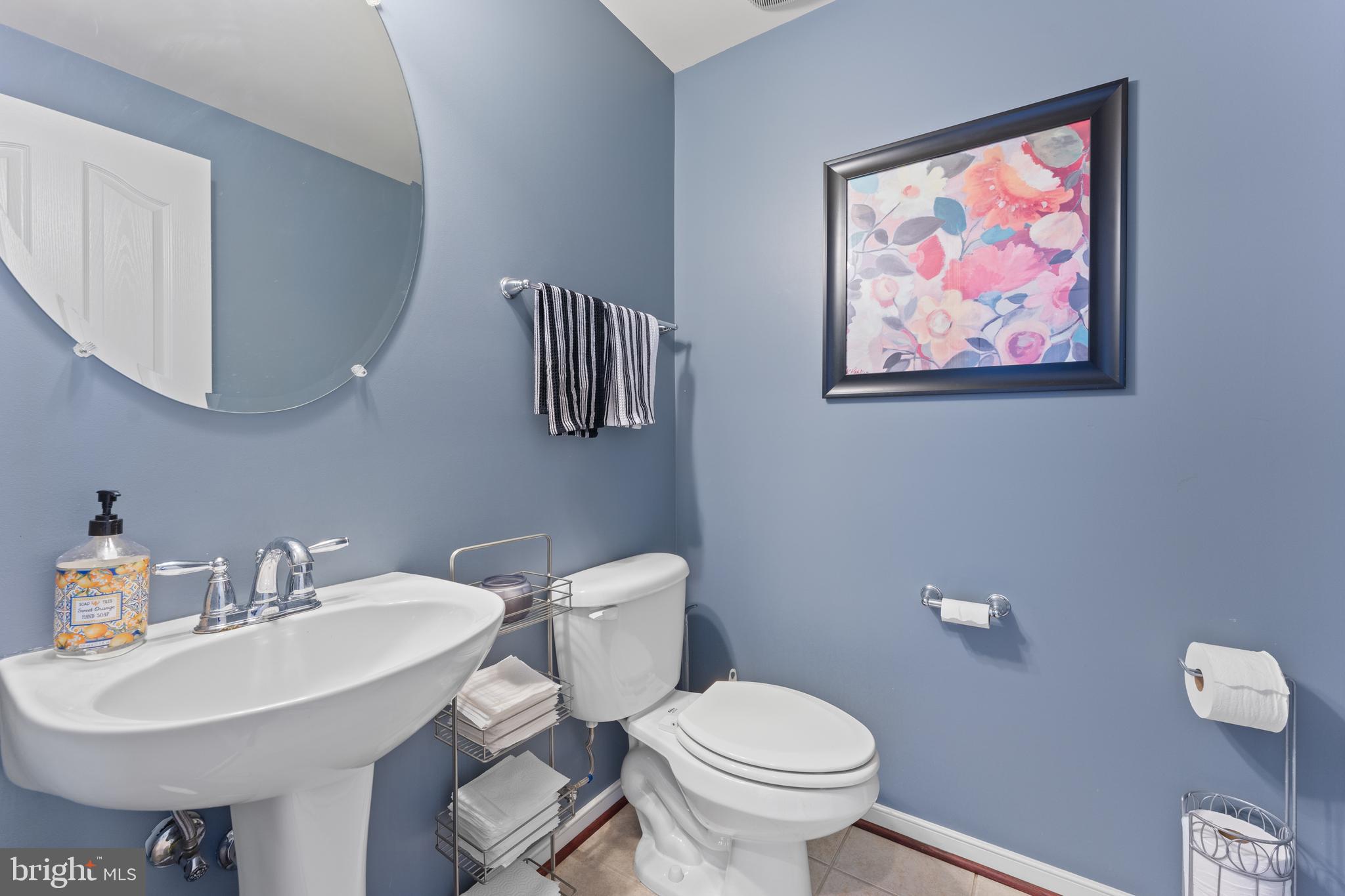 16 Barley Mill Court Stafford, VA 22554 - Photo 18 of 48 a bathroom with a toilet a sink and mirror