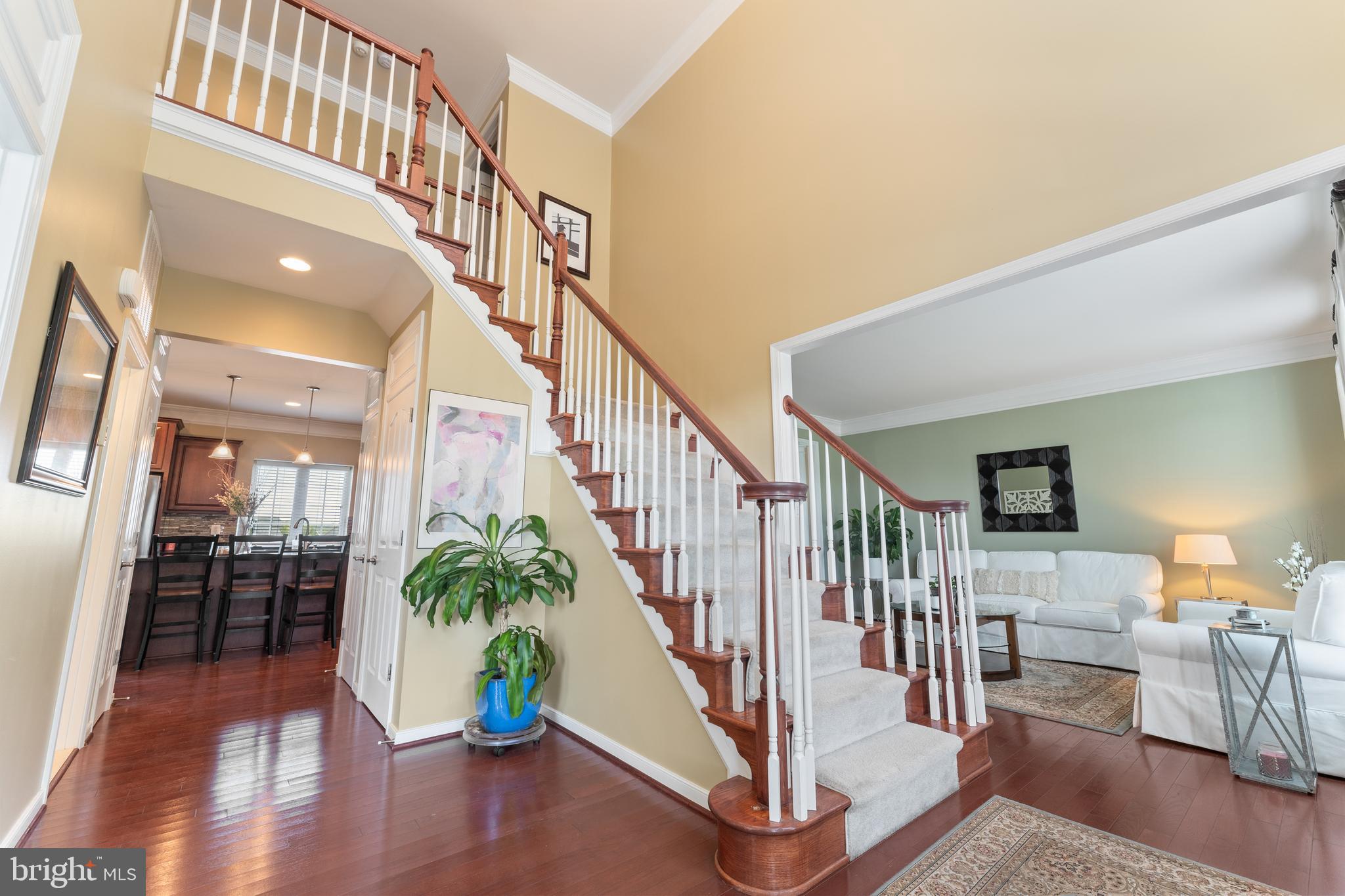 16 Barley Mill Court Stafford, VA 22554 - Photo 2 of 48 a view of entryway livingroom and hall with wooden floor