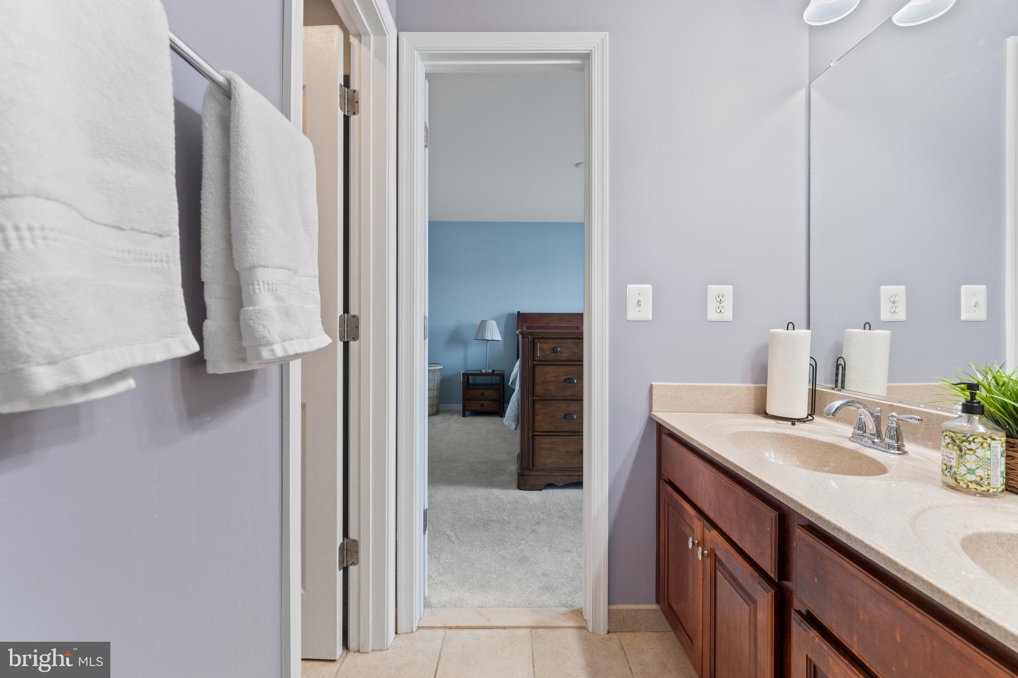 16 Barley Mill Court Stafford, VA 22554 - Photo 37 of 48 a bathroom with a sink and a mirror