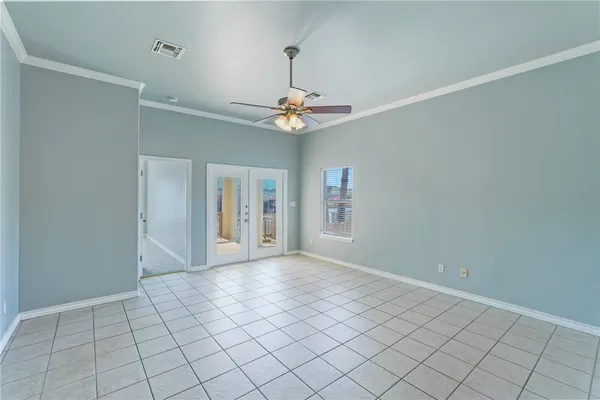a view of an empty room with window