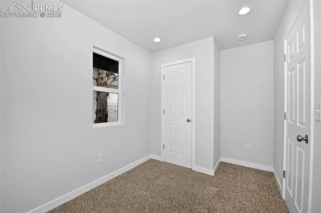 a view of an empty room