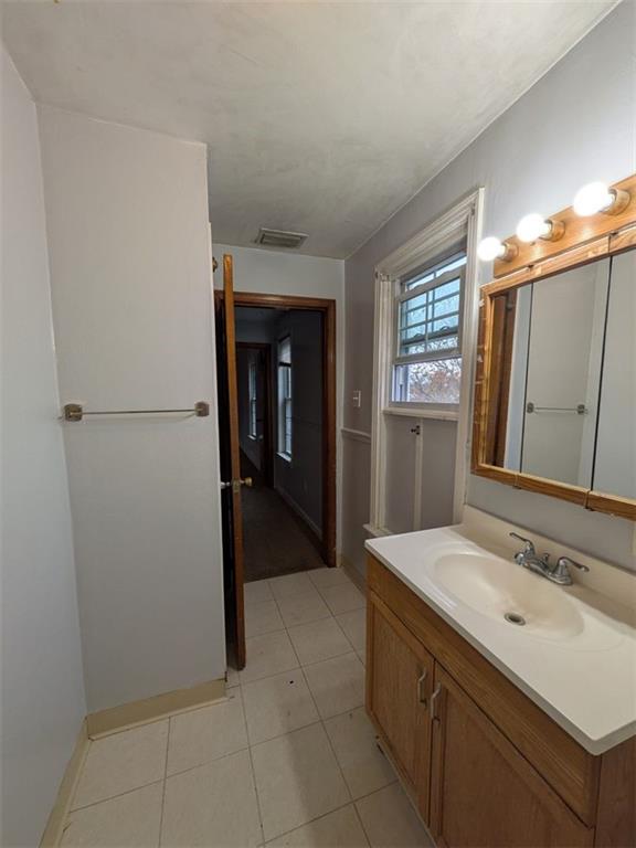 725 Chartiers Street, Unit 2 Bridgeville, PA 15017 - Photo 14 of 19 a bathroom with a sink and a mirror