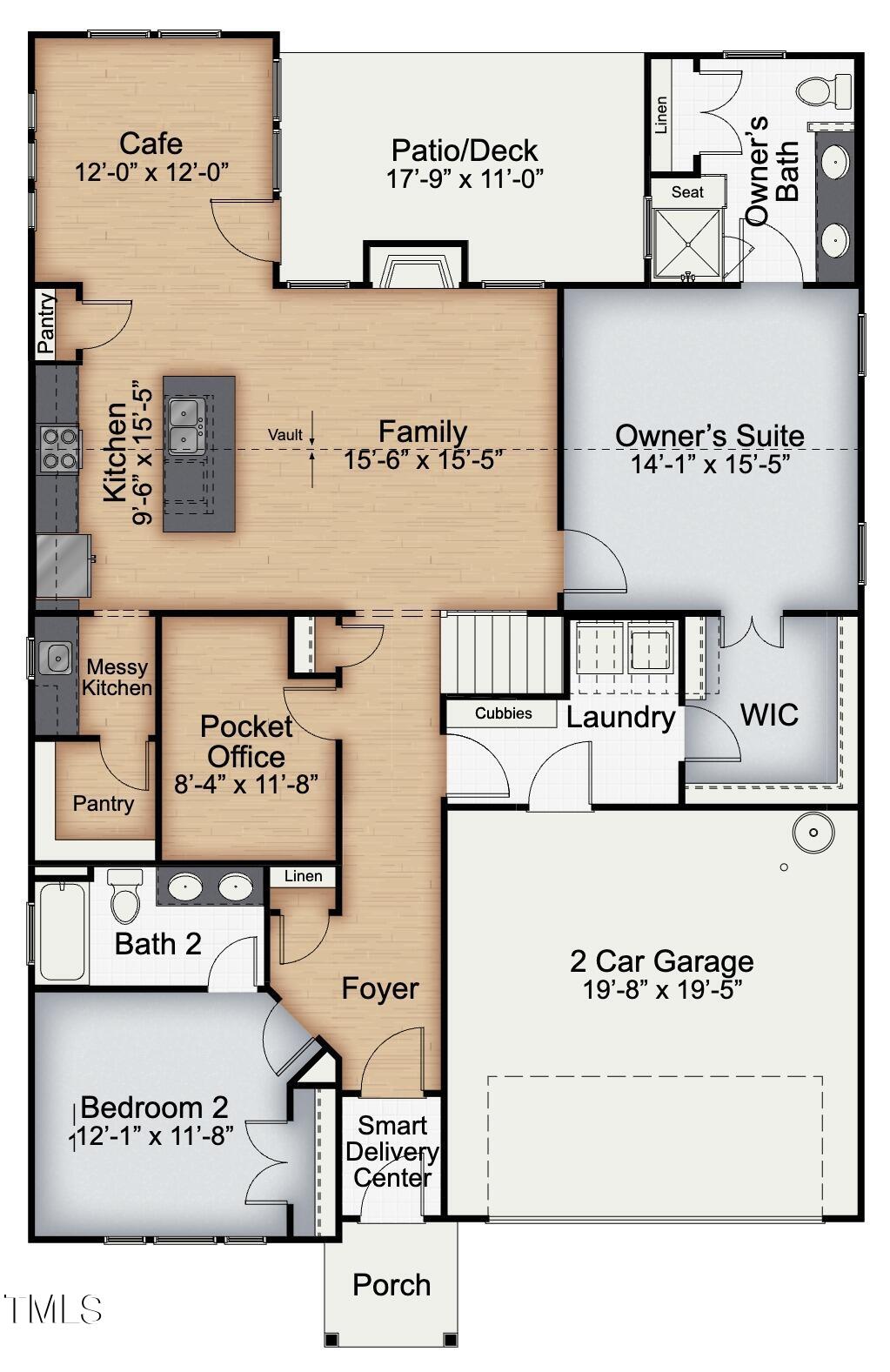 327 Beacon Hl Road, Unit GUILFORD TRADITIONAL Lillington, NC 27546 - Photo 47 of 48 floorplan_image (3)