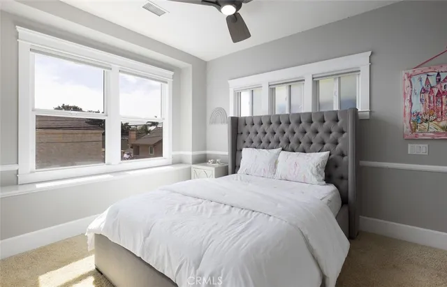 a building outdoor space with patio furniture