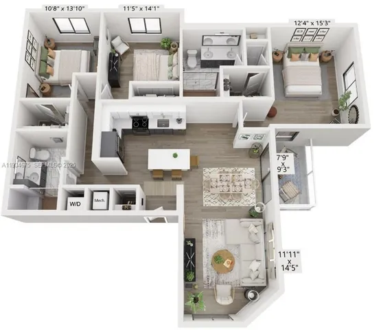 $4,675 | 19401 West Dixie Highway, Unit 806, Miami, FL 33180