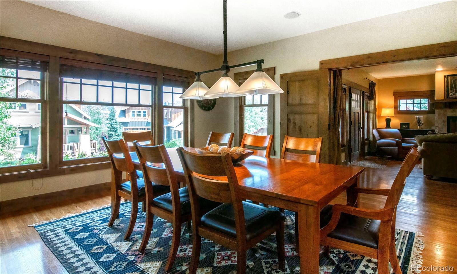 21 Meadow Trail Fraser, CO 80442 - Photo 16 of 36 a view of a dining room with furniture and window