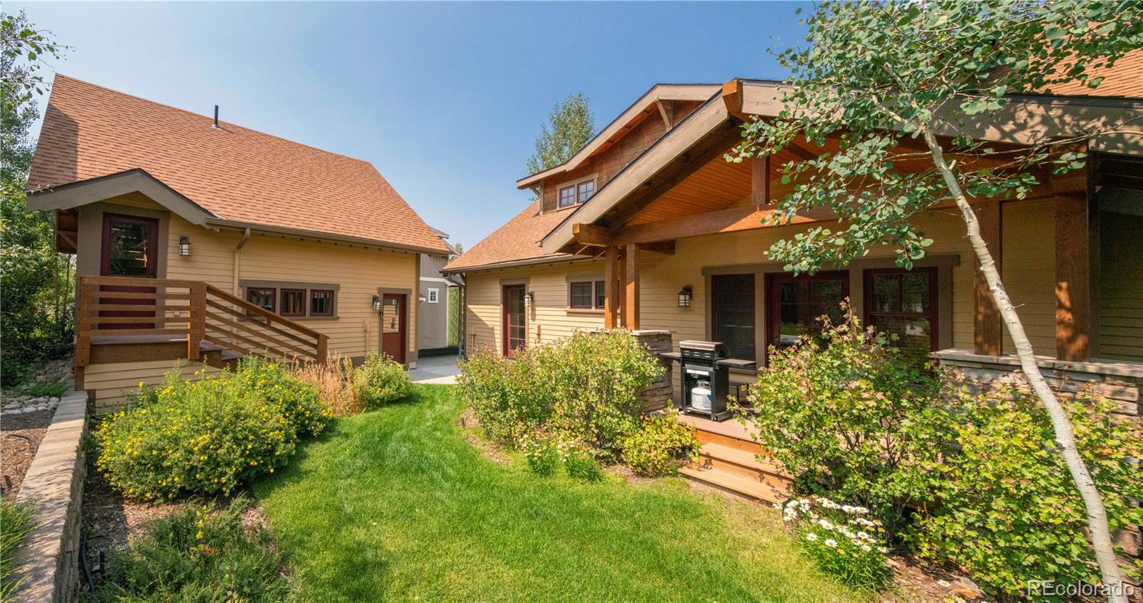21 Meadow Trail Fraser, CO 80442 - Photo 5 of 36 a front view of house with yard and green space