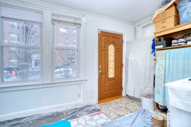 a view of an entrance door of the house