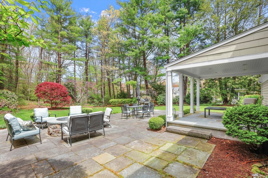109 Suffolk Road Wellesley, MA 02481 - Photo 21 of 24 a garden with patio
