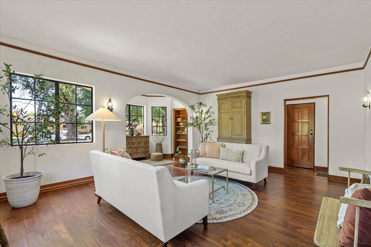 731 5th Street Gilroy, CA 95020 - Photo 4 of 31 a living room with furniture and large windows