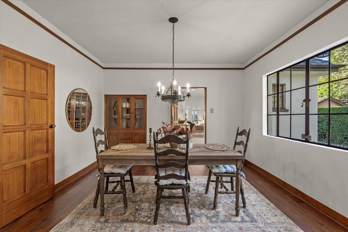 731 5th Street Gilroy, CA 95020 - Photo 5 of 31 a view of a dining room with furniture window and wooden floor