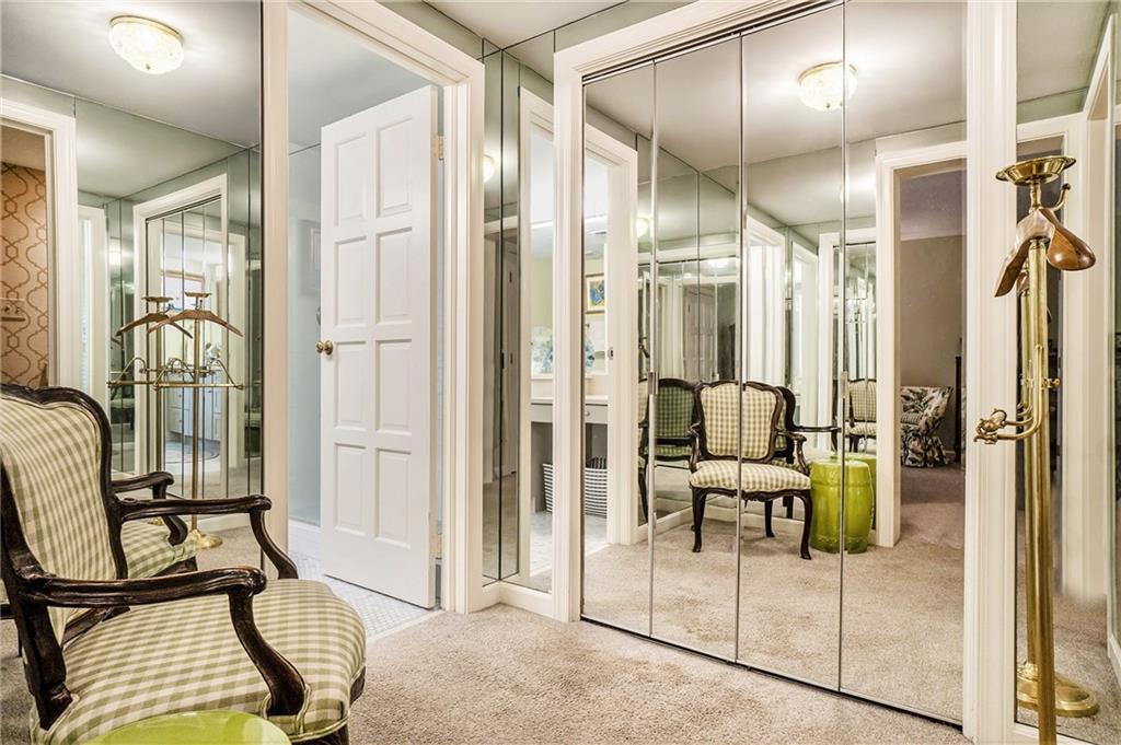 2769 Peachtree Road Northeast, Unit 6 Atlanta, GA 30305 - Photo 17 of 25 a view of a hallway with furniture and shower
