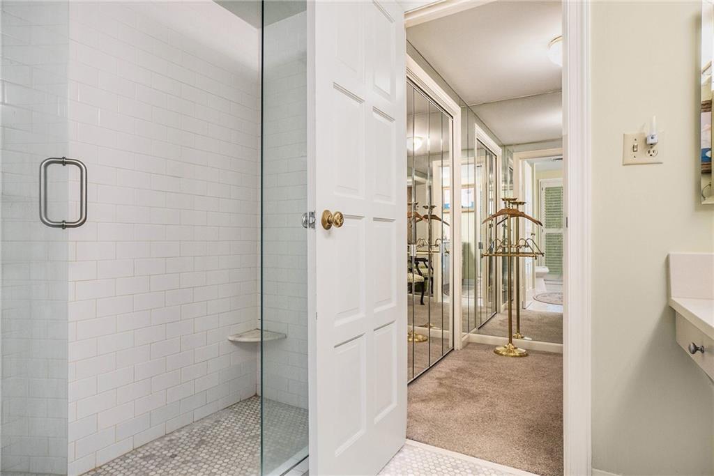 2769 Peachtree Road Northeast, Unit 6 Atlanta, GA 30305 - Photo 19 of 25 a bathroom with a shower