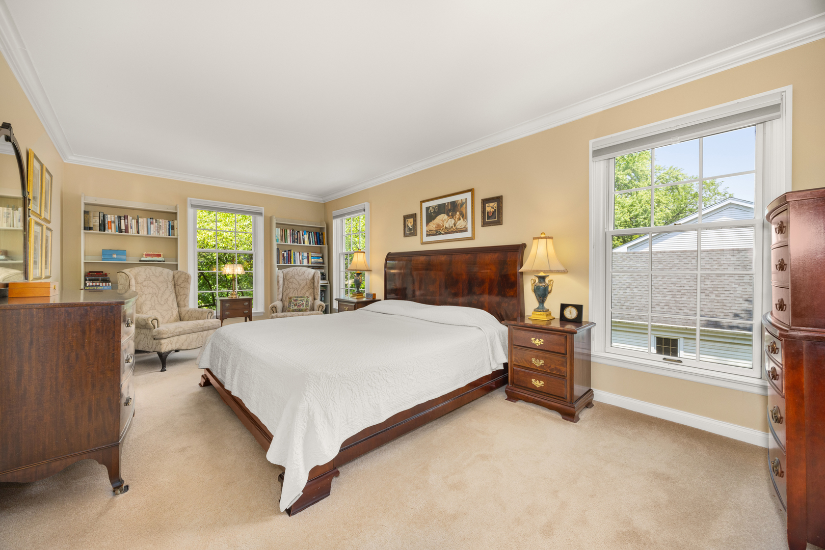 715 Smoke Tree Road Deerfield, IL 60015 - Photo 18 of 41 a bedroom with a bed and a large window