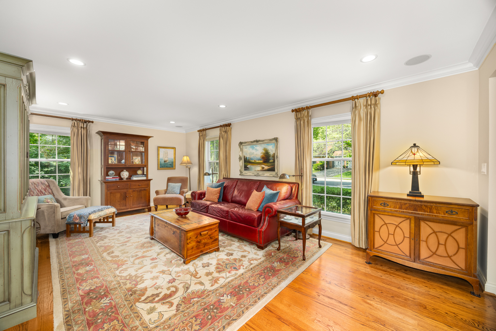 715 Smoke Tree Road Deerfield, IL 60015 - Photo 5 of 41 a living room with furniture large window and wooden floor