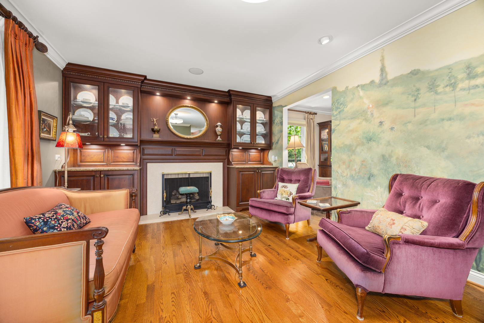 715 Smoke Tree Road Deerfield, IL 60015 - Photo 9 of 41 a living room with furniture and a fireplace