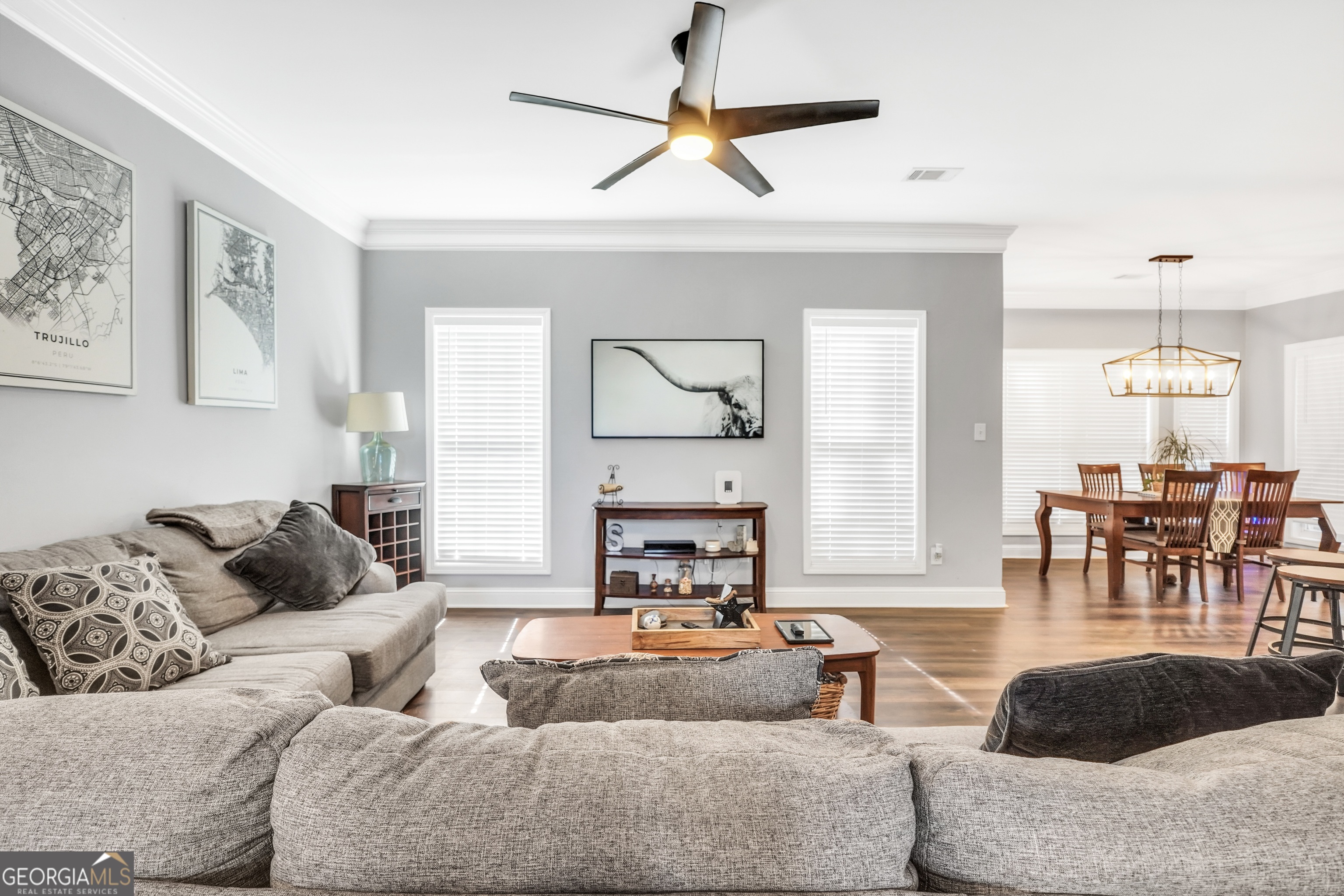 261 Highway 85 Connector Brooks, GA 30205 - Photo 11 of 73 a living room with furniture and a fireplace