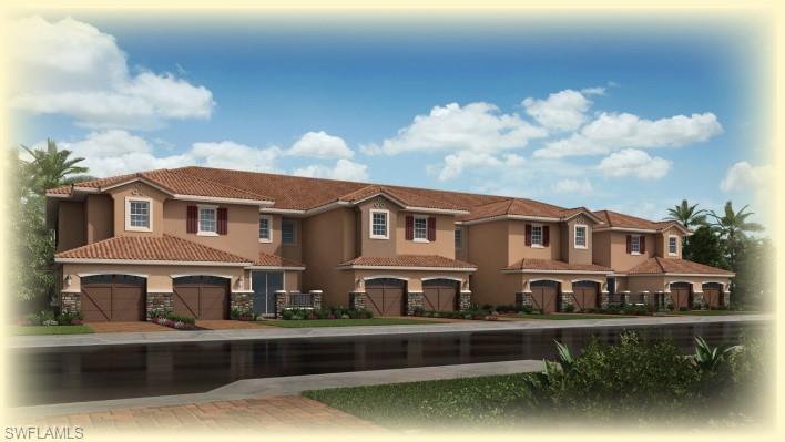 a front view of house with yard and entertaining space