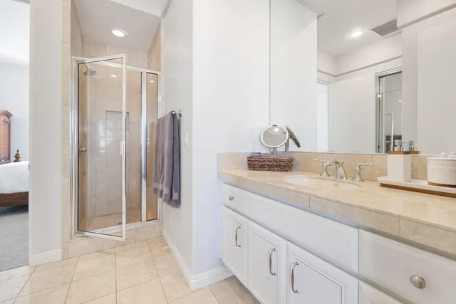 a view of swimming pool with outdoor seating