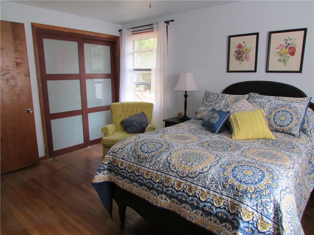136 McKenzie Road Clinton, PA 15026 - Photo 12 of 25 Master bedroom, hardwood floors, large closet and master bath.