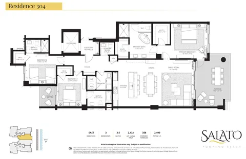 $2,475,000 | 305 Briny Avenue, Unit 304, Pompano Beach, FL 33062