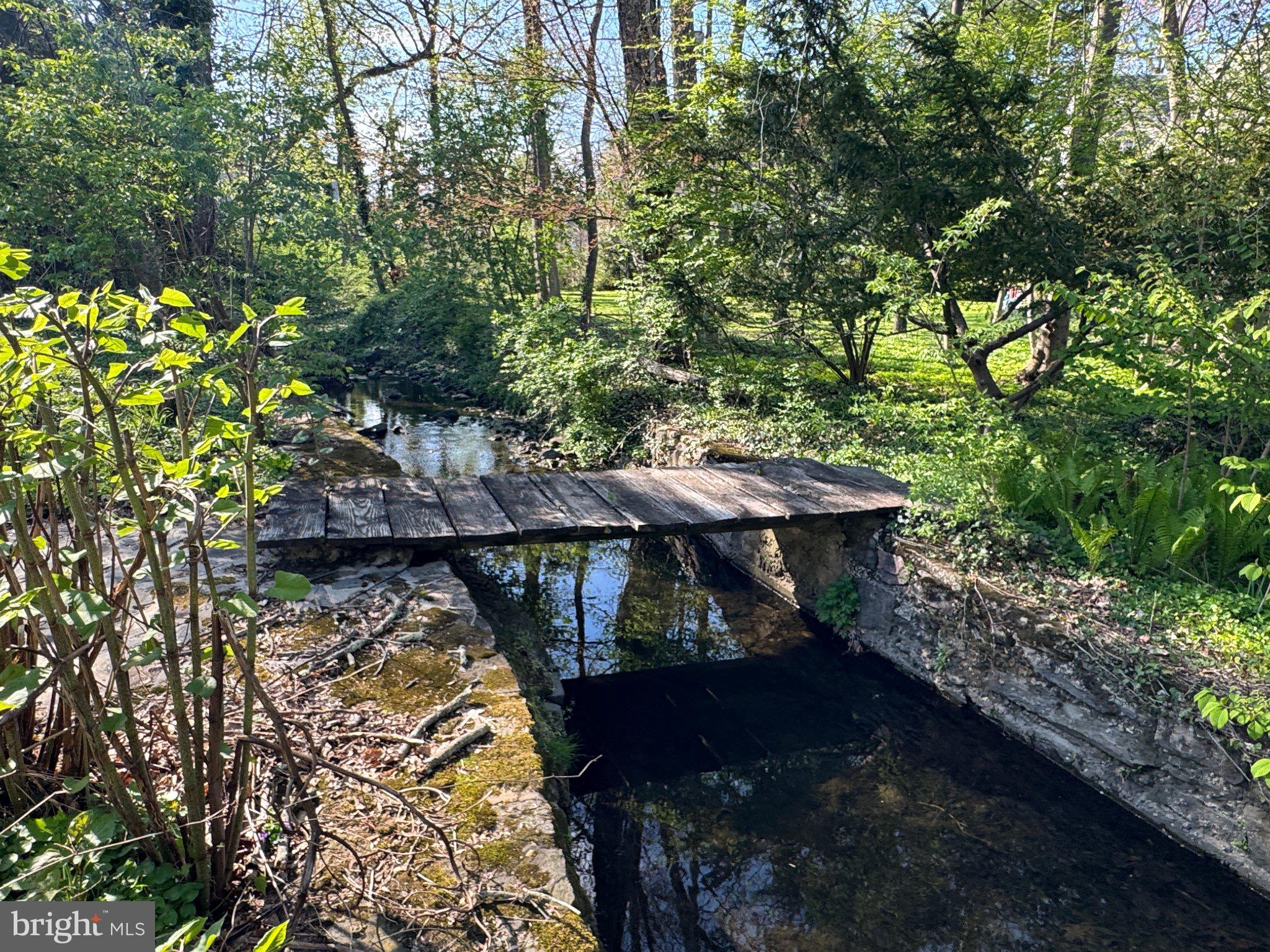 1217 Medford Road Wynnewood, PA 19096 - Photo 89 of 92 Wood Bridge Over Stream at Rear of Property.