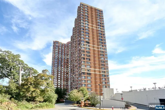 a front view of a building