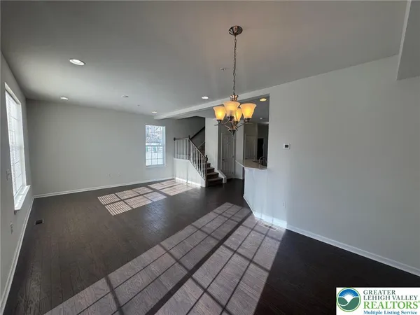 a view of a livingroom with a furniture