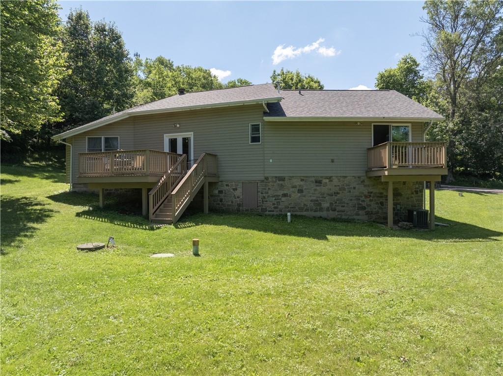 147 Lindley Road Canonsburg, PA 15317 - Photo 30 of 35 Great view of the rear of the home and the two decks.