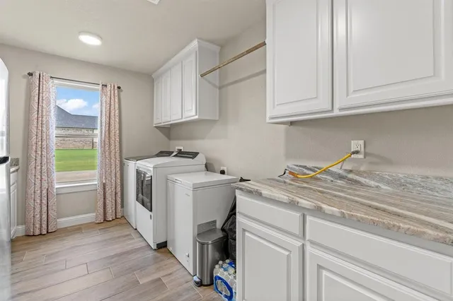 a bedroom with a bed and a closet