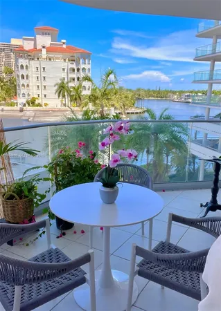 a view of a chairs and table in the patio