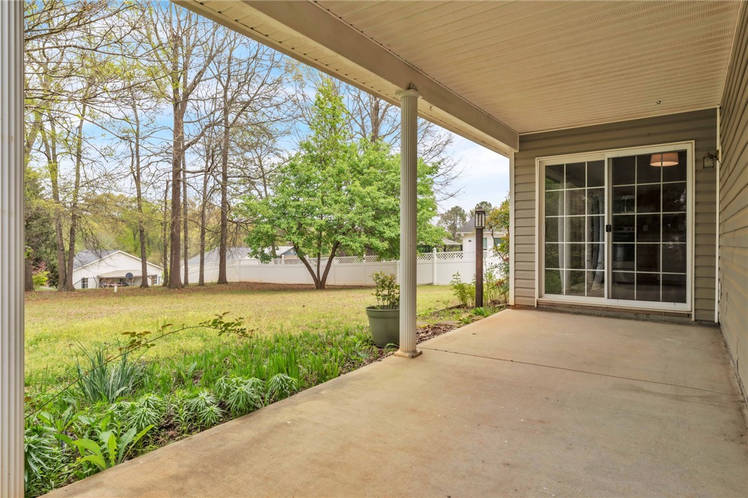 1816 Marchbanks Avenue Anderson, SC 29621 - Photo 11 of 31 This inviting patio offers a tranquil outdoor retreat with ample space for relaxation and entertaining.