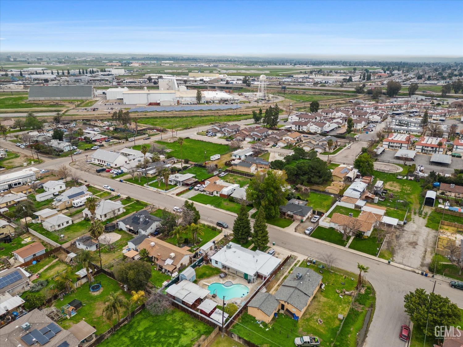 Undisclosed Address Bakersfield, CA 93308 - Photo 35 of 50 an aerial view of residential houses with outdoor space
